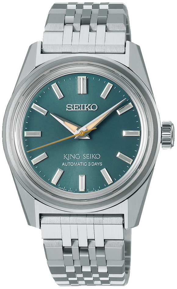 Seiko Herrklocka SPB459J1 King Grön/Stål Ø36.1 mm - Seiko