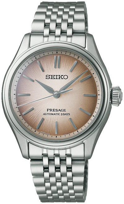 Seiko Herrklocka SPB523J1 Presage Brun/Stål Ø36 mm - Seiko