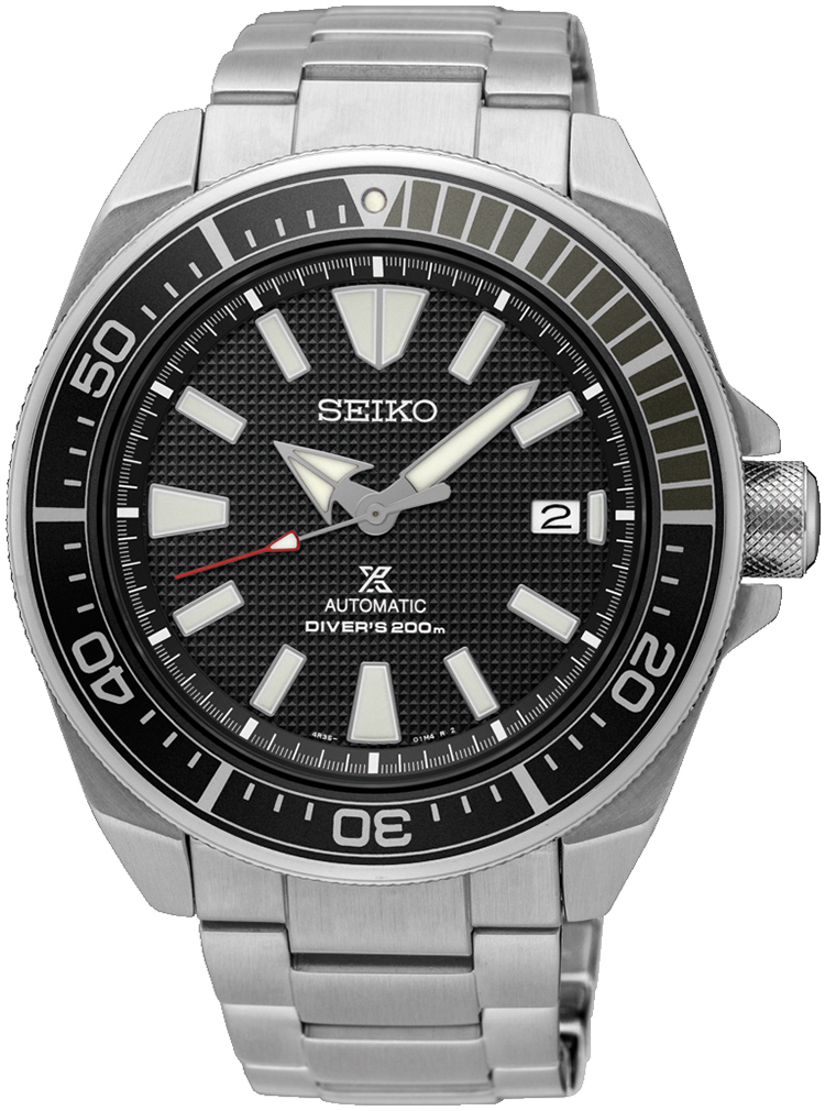 Seiko Herrklocka SRPF03K1 Prospex Svart/Stål Ø43.8 mm - Seiko