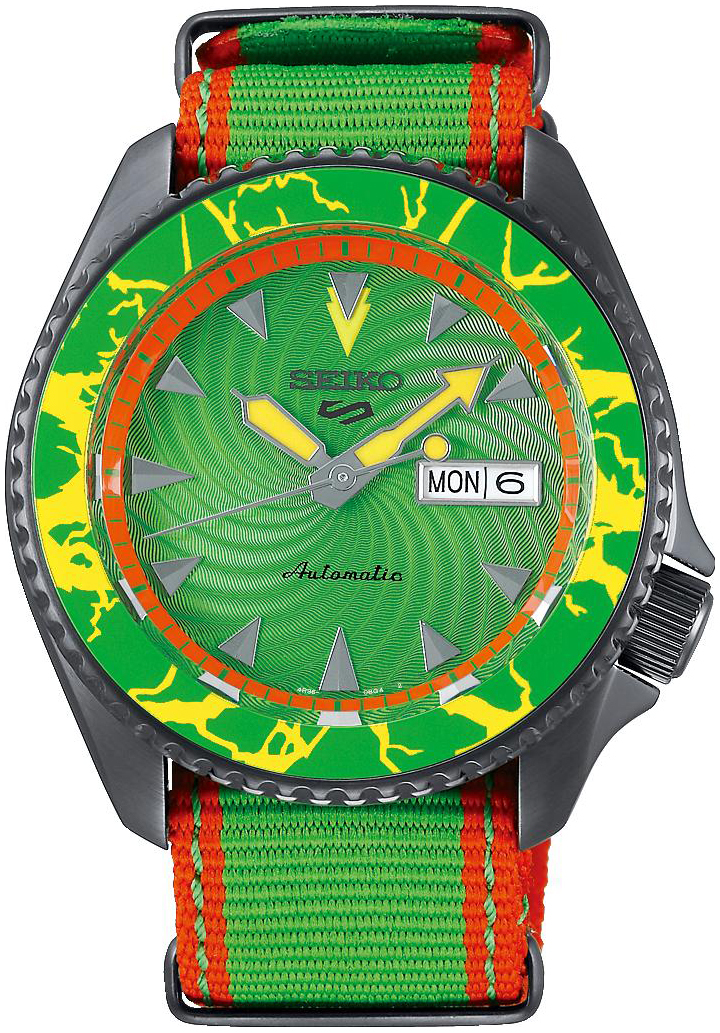Seiko Herrklocka SRPF23K1 Grön/Textil Ø42.5 mm - Seiko
