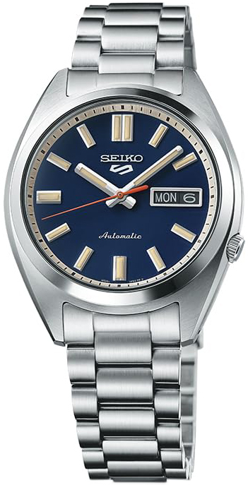 Seiko 5 Herrklocka SRPK87K1 Blå/Stål Ø37.4 mm - Seiko