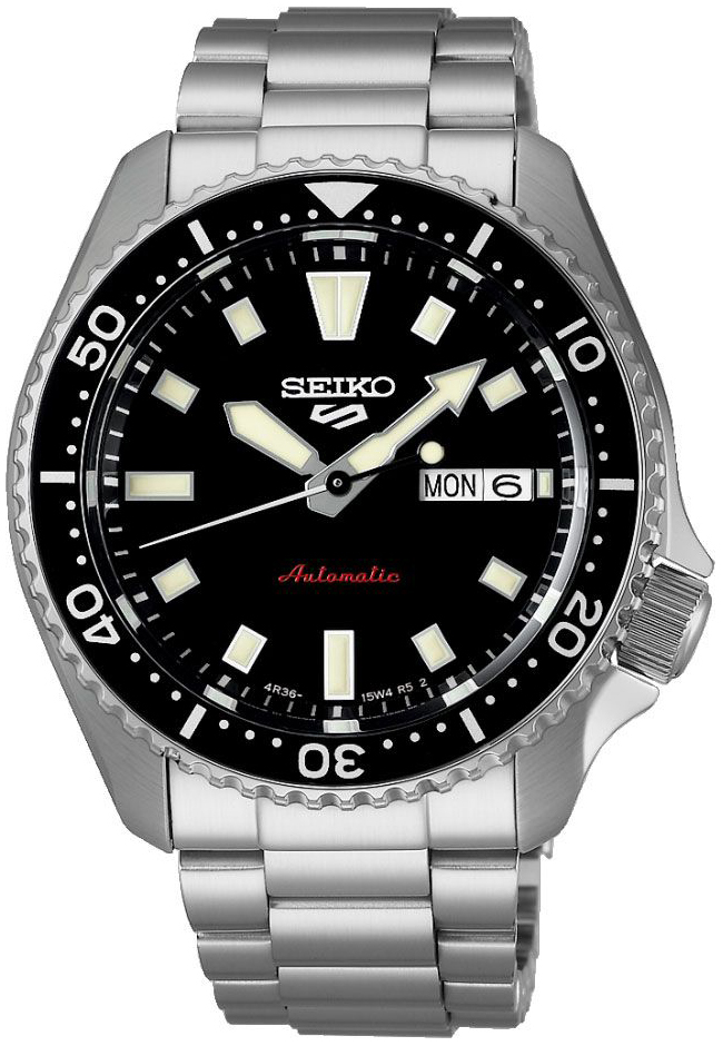 Seiko 5 Sports Herrklocka SRPL85K1 Svart/Stål Ø42.5 mm - Seiko