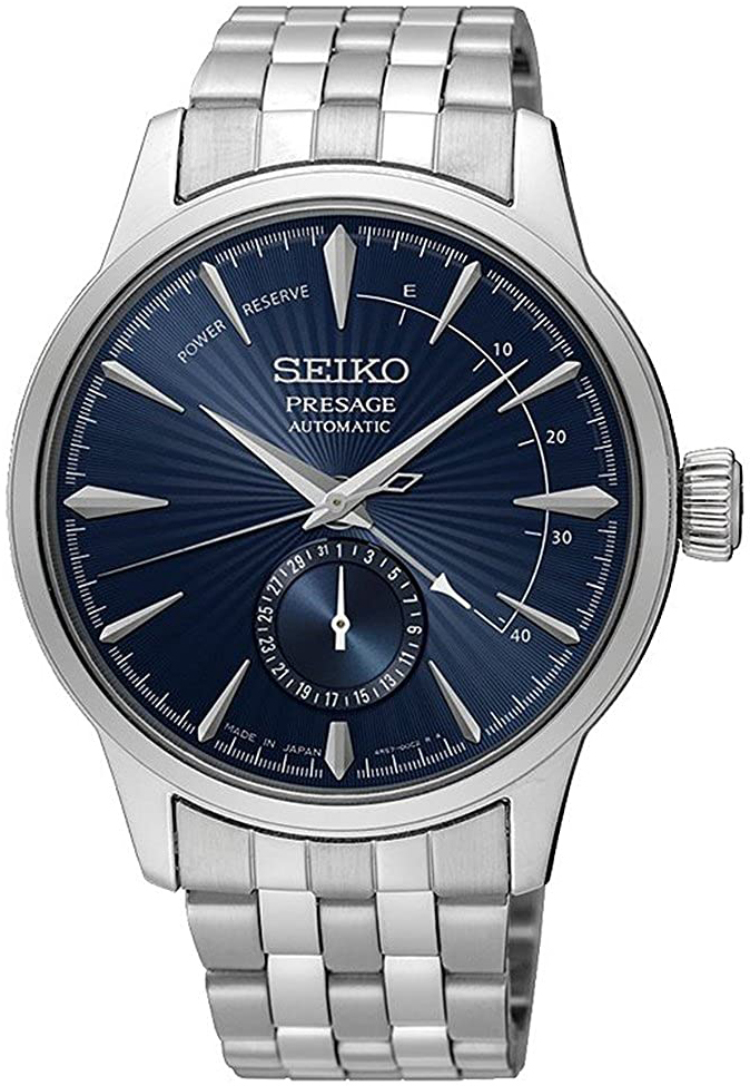 Seiko Herrklocka SSA347J1 Presage Blå/Stål Ø40.5 mm - Seiko
