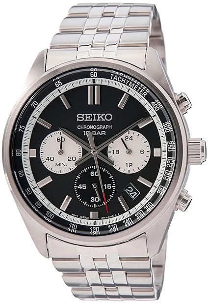Seiko Herrklocka SSB429P1 Sport Svart/Stål Ø41.5 mm - Seiko