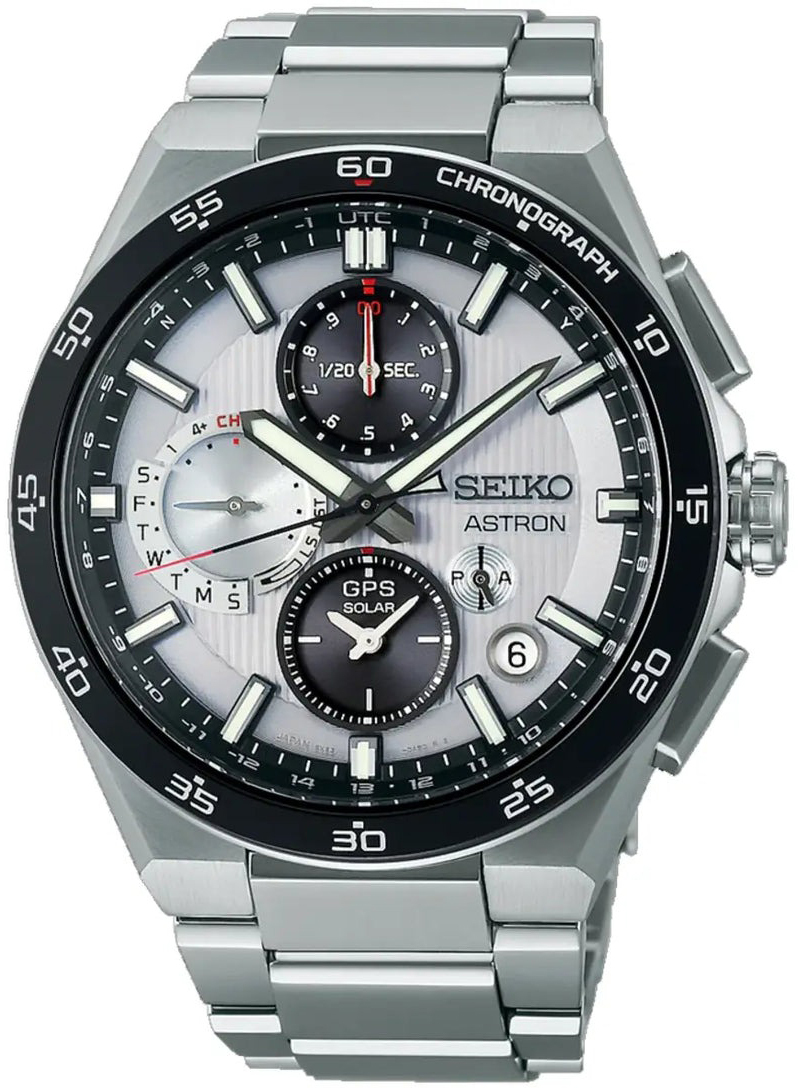 Seiko Herrklocka SSH153J1 Astron Silverfärgad/Titan Ø43.3 mm - Seiko