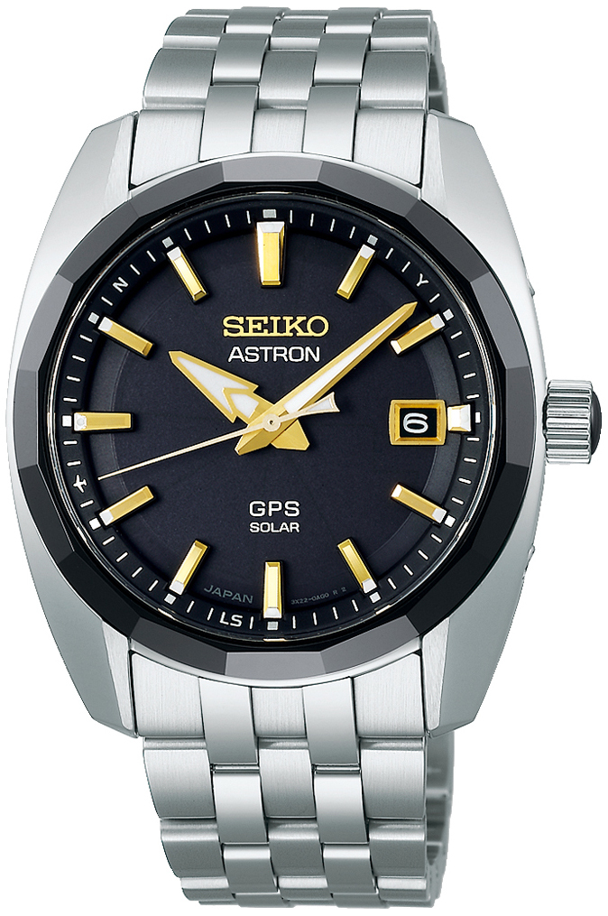 Seiko Herrklocka SSJ011J1 Astron Svart/Stål Ø39 mm - Seiko