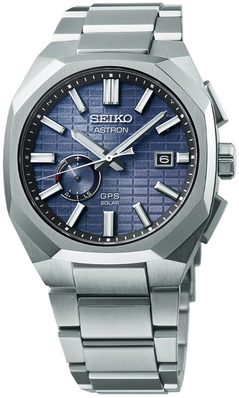 Seiko Herrklocka SSJ013J1 Astron Blå/Titan Ø41.2 mm - Seiko