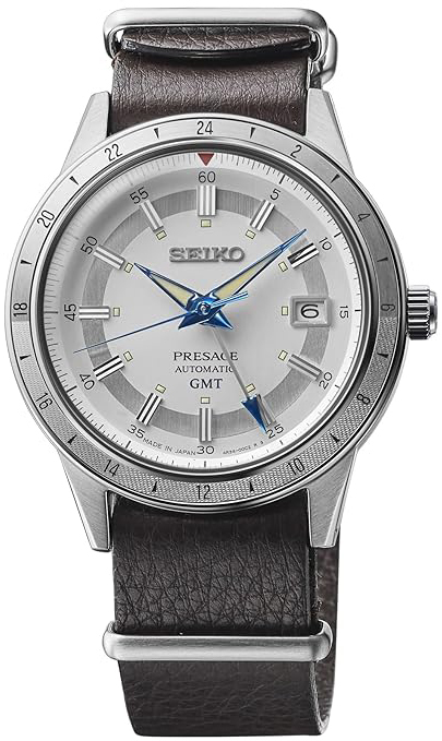 Seiko Herrklocka SSK015J1 Presage Silverfärgad/Läder Ø40.8 mm - Seiko