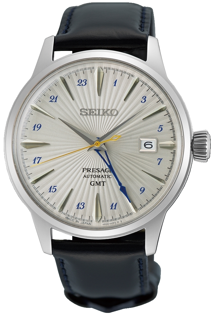 Seiko Herrklocka SSK049J1 Presage Silverfärgad/Läder Ø40.5 mm
