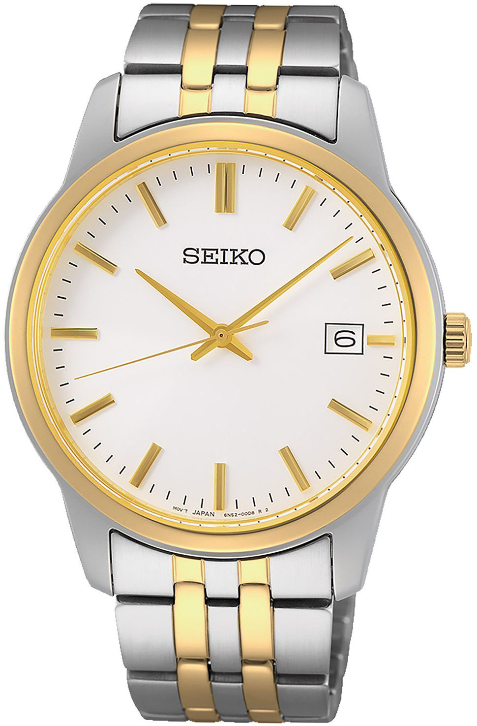 Seiko Herrklocka SUR402P1 Silverfärgad/Gulguldtonat stål Ø40 mm - Seiko