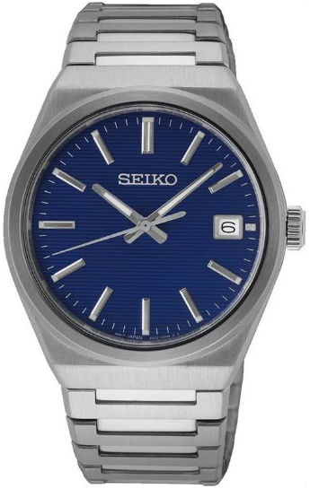 Seiko Herrklocka SUR555P1 Dress Blå/Stål Ø38.9 mm - Seiko