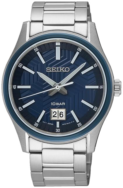 Seiko Herrklocka SUR559P1 Sport Blå/Stål Ø39.5 mm - Seiko