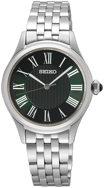 Seiko Damklocka SUR611P1 Classic Grön/Stål Ø29.6 mm - Seiko
