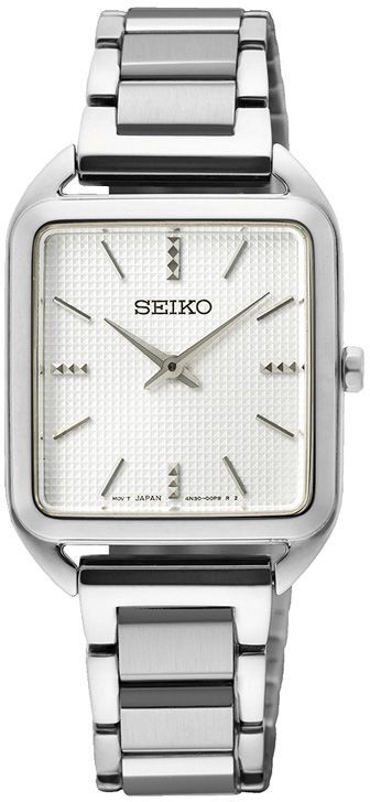 Seiko Damklocka SWR073P1 Classic Vit/Stål 26x26 mm - Seiko