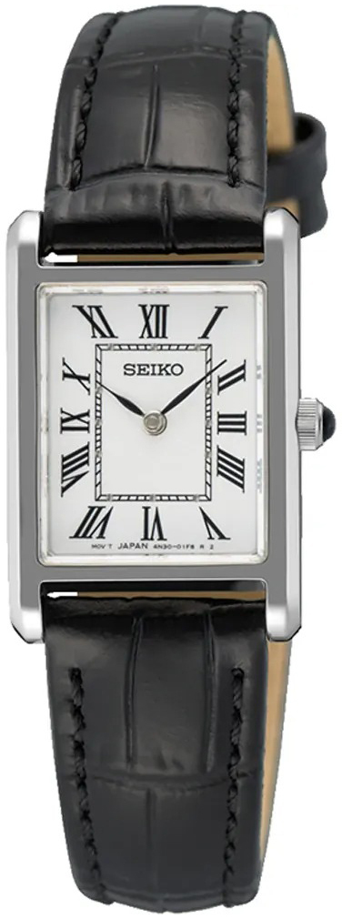 Seiko Damklocka SWR107P1 Classic Silverfärgad/Läder - Seiko