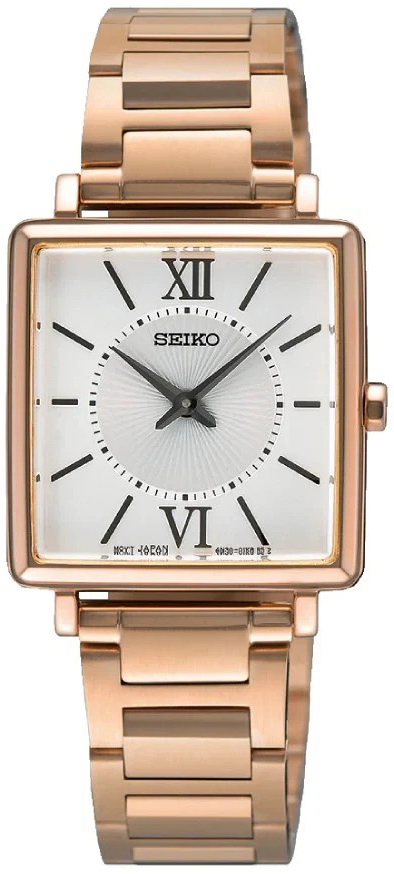 Seiko Damklocka SWR112P1 Classic Silverfärgad/Roséguldstonat stål - Seiko