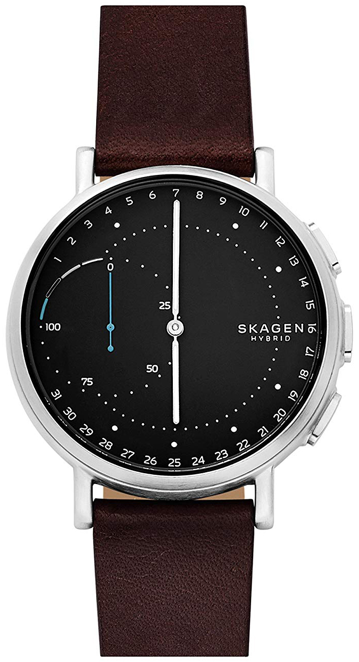 Skagen Herrklocka SKT1111 Signatur Svart/Läder Ø42 mm - Skagen