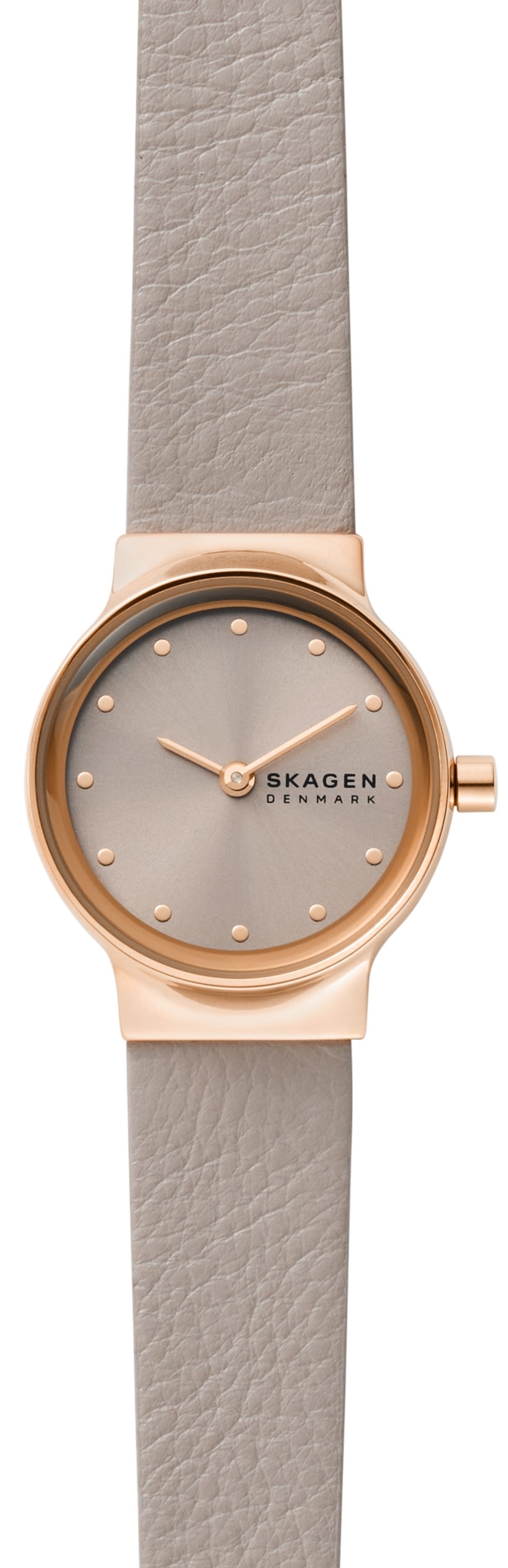 Skagen Damklocka SKW3005 Freja Grå/Läder Ø26 mm - Skagen