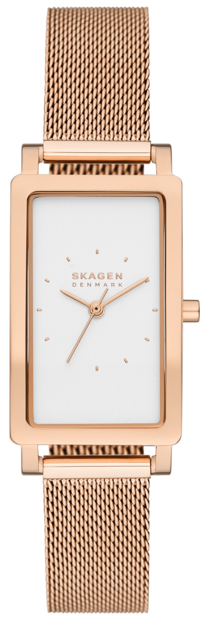 Skagen Damklocka SKW3095 Hagen Vit/Roséguldstonat stål Ø22 mm - Skagen