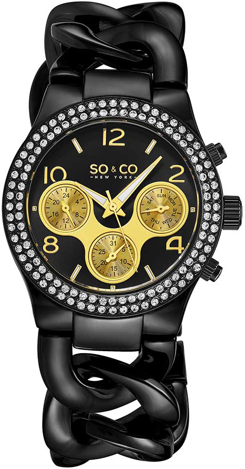 So & Co New York Damklocka 5013A.7 Soho Flerfärgad/Stål Ø38 mm - So & Co New York