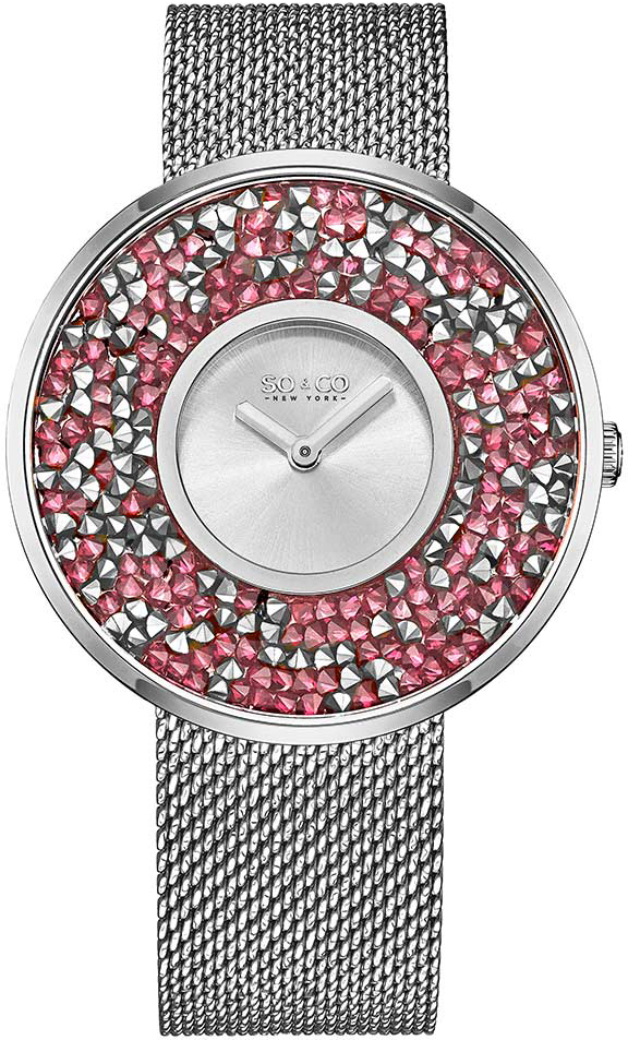 So & Co New York Damklocka 5223M.5 Chelsea Silverfärgad/Stål - So & Co New York