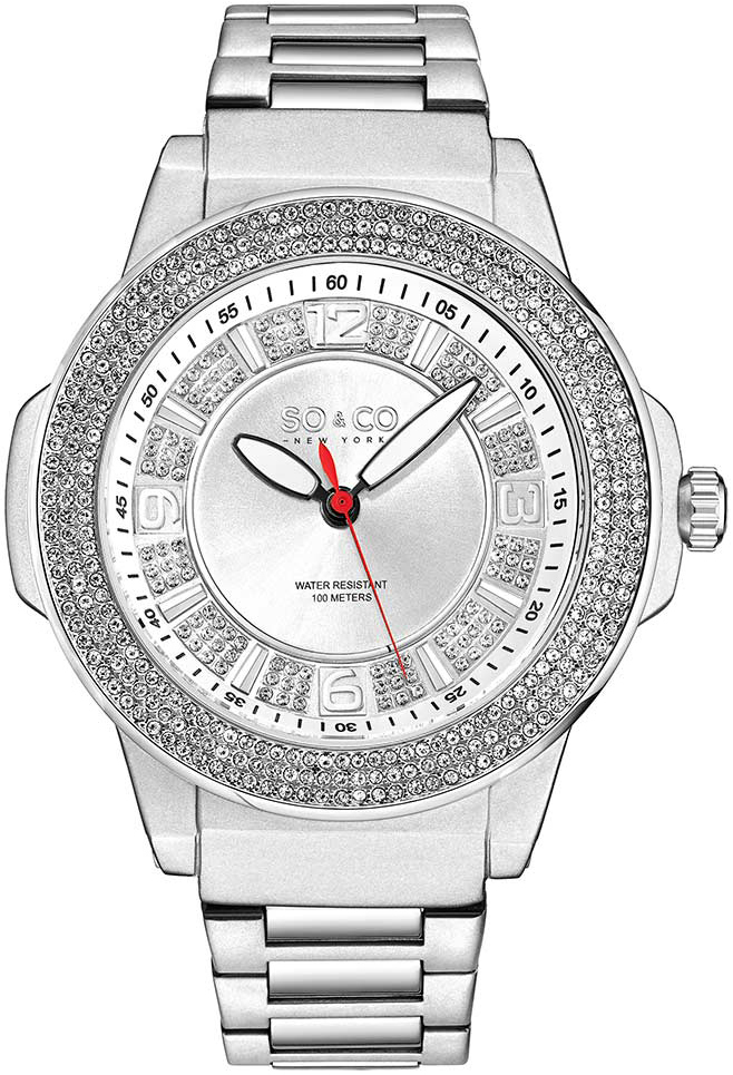 So & Co New York Herrklocka 5565.1 Madison Silverfärgad/Stål - So & Co New York