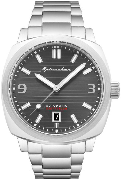 Spinnaker Herrklocka SP-5073-11 Hull Grå/Stål Ø42 mm - Spinnaker