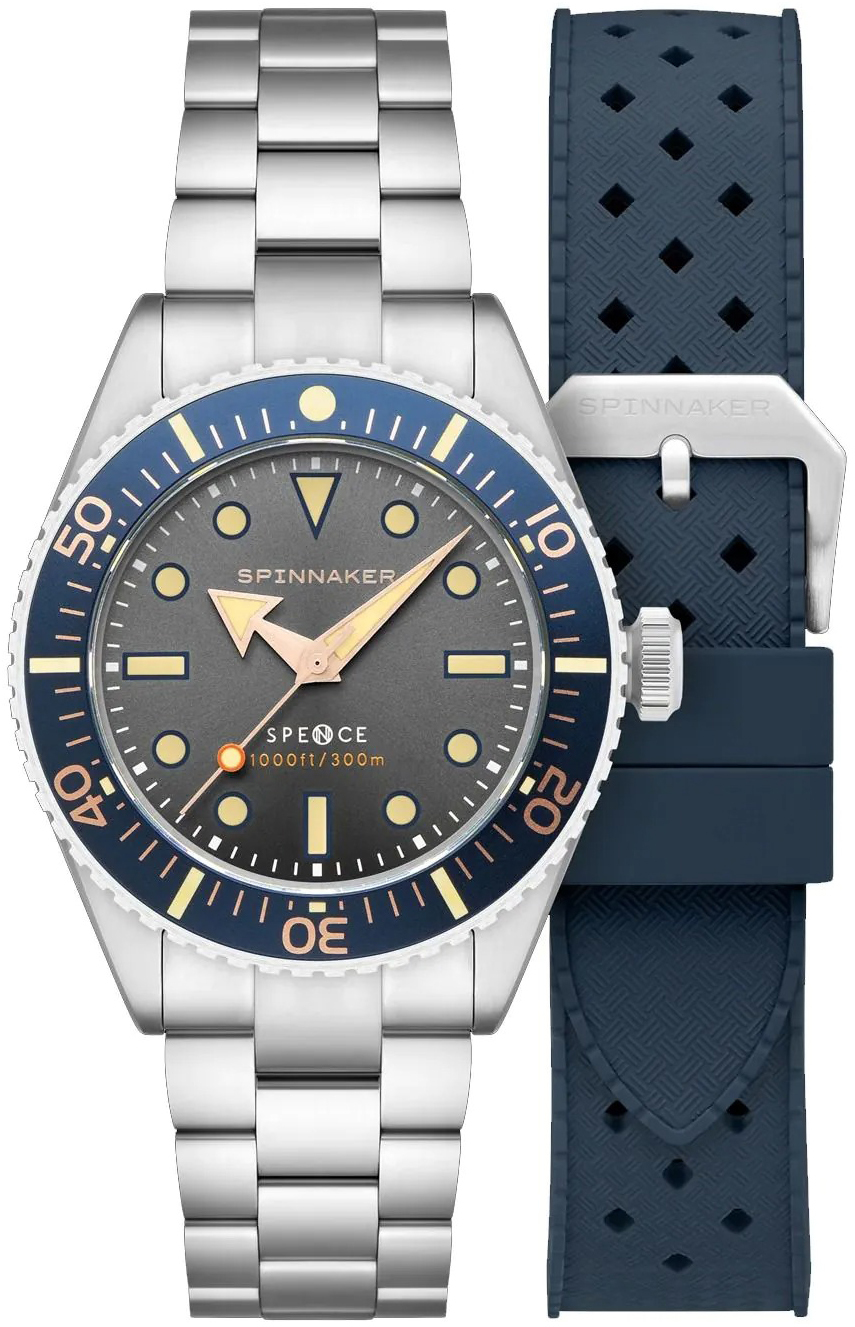 Spinnaker Herrklocka SP-5097-77 Spence Grå/Stål Ø40 mm - Spinnaker