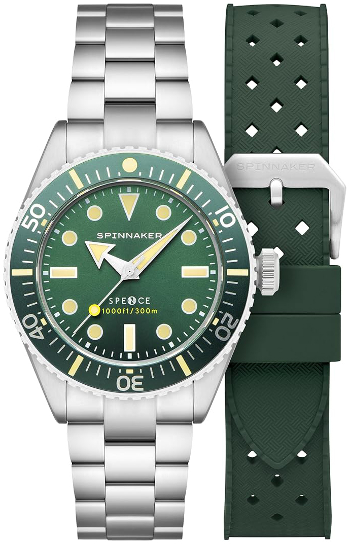 Spinnaker Herrklocka SP-5097-88 Spence Grön/Stål Ø40 mm - Spinnaker