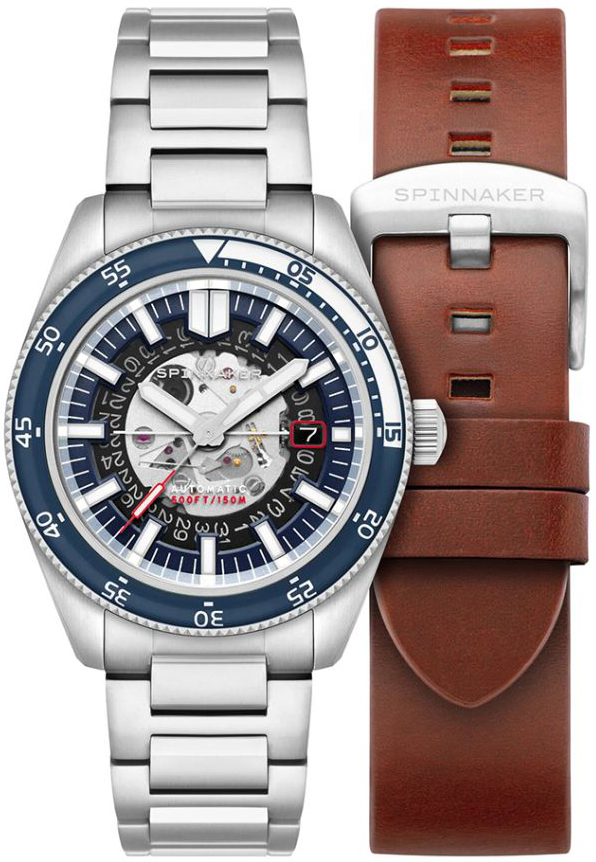 Spinnaker Herrklocka SP-5118-22 Fleuss Blå/Stål Ø43 mm - Spinnaker