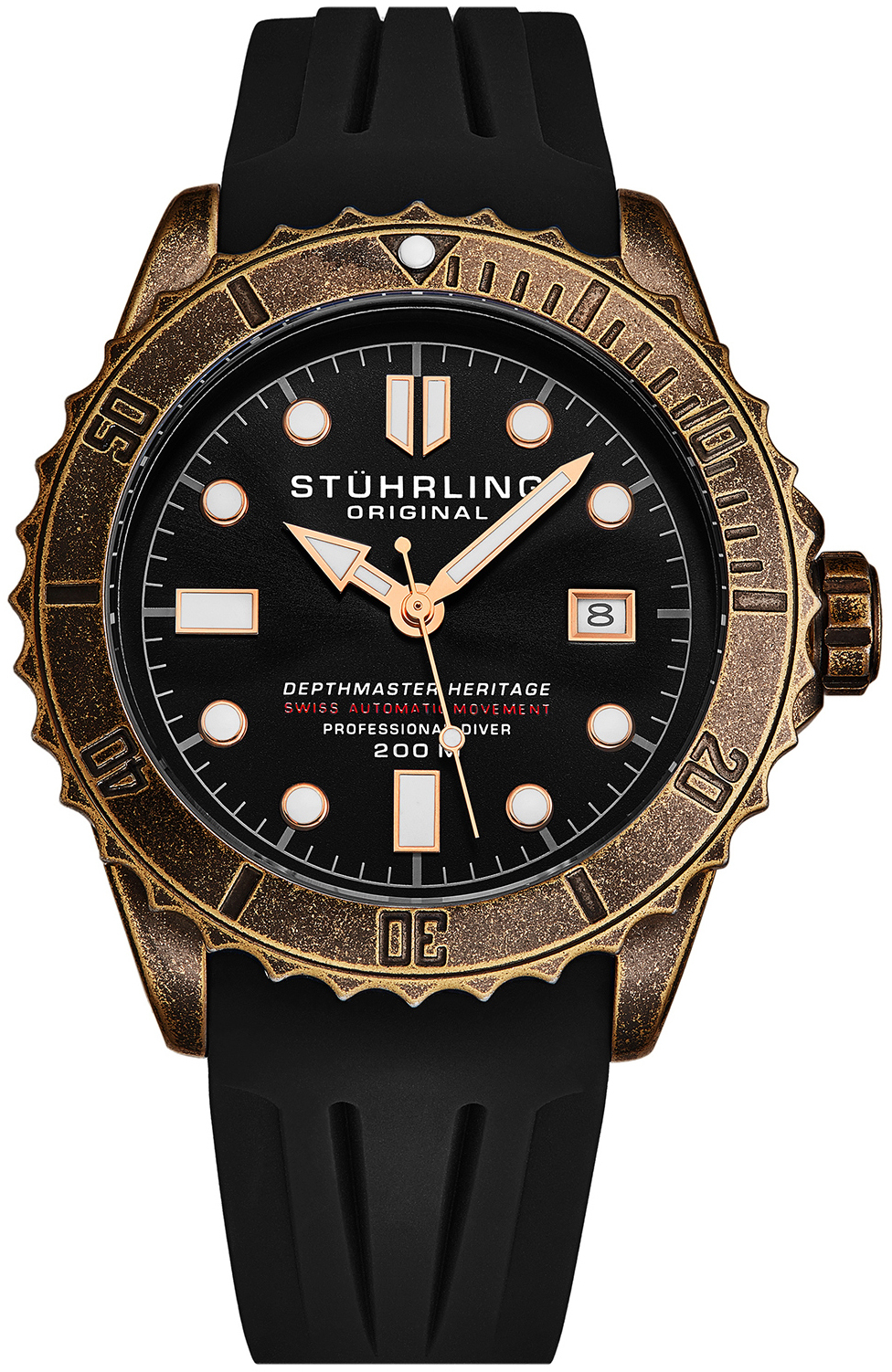 Stührling Original Herrklocka 1003.01 Depthmaster Heritage - Stührling Original