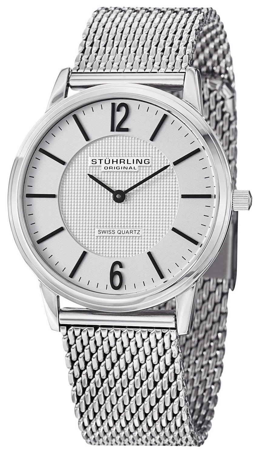 Stührling Original Herrklocka 122.33112 Silverfärgad/Stål Ø38 mm - Stührling Original