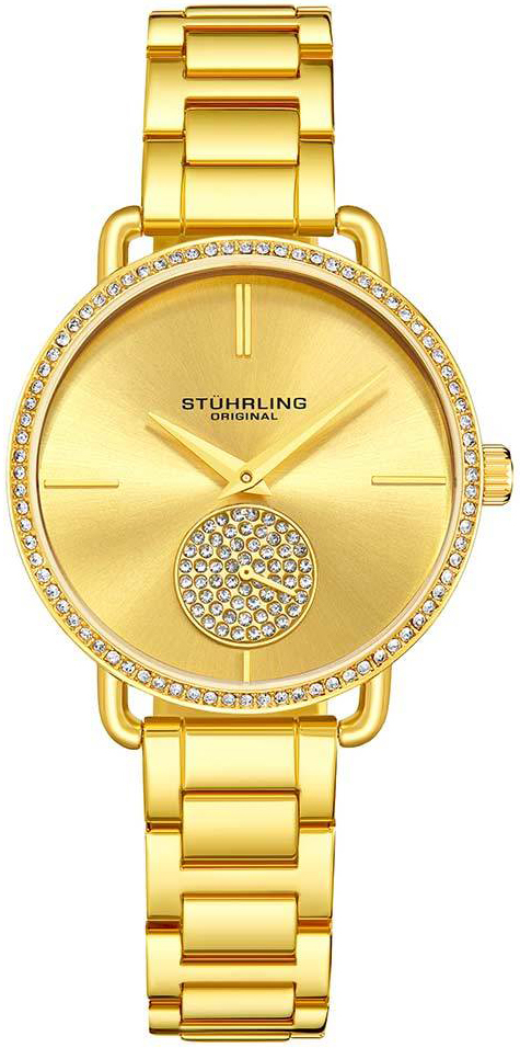 Stührling Original Damklocka 3909.2 Vogue Guld/Gulguldtonat stål - Stührling Original