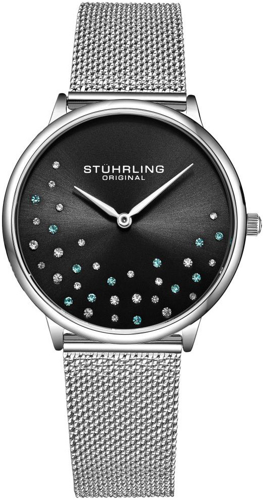 Stührling Original Damklocka 3928.3 Symphony Svart/Stål Ø35 mm - Stührling Original