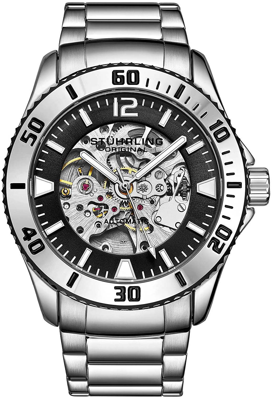 Stührling Original Herrklocka 3963.1 Regatta Antilles Svart/Stål - Stührling Original