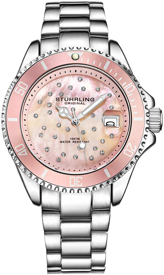 Stührling Original Damklocka 3977.4 Starsea Rosa/Stål Ø39 mm - Stührling Original