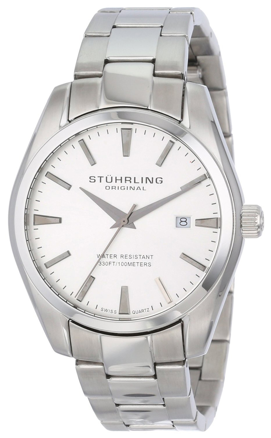 Stührling Original Herrklocka 414.33112 Silverfärgad/Stål Ø42 mm - Stührling Original