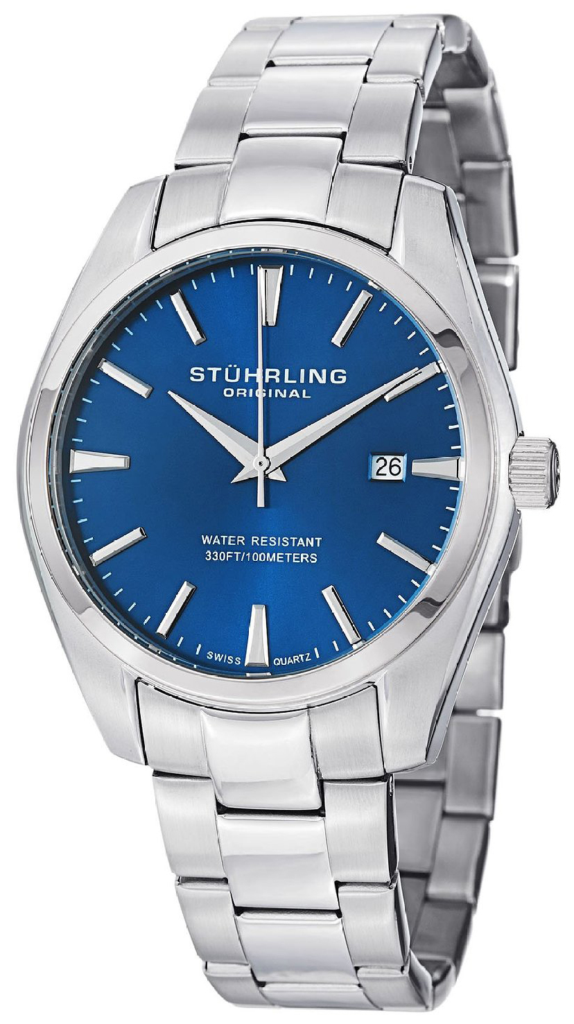 Stührling Original Herrklocka 414.33116AM Blå/Stål Ø42 mm - Stührling Original