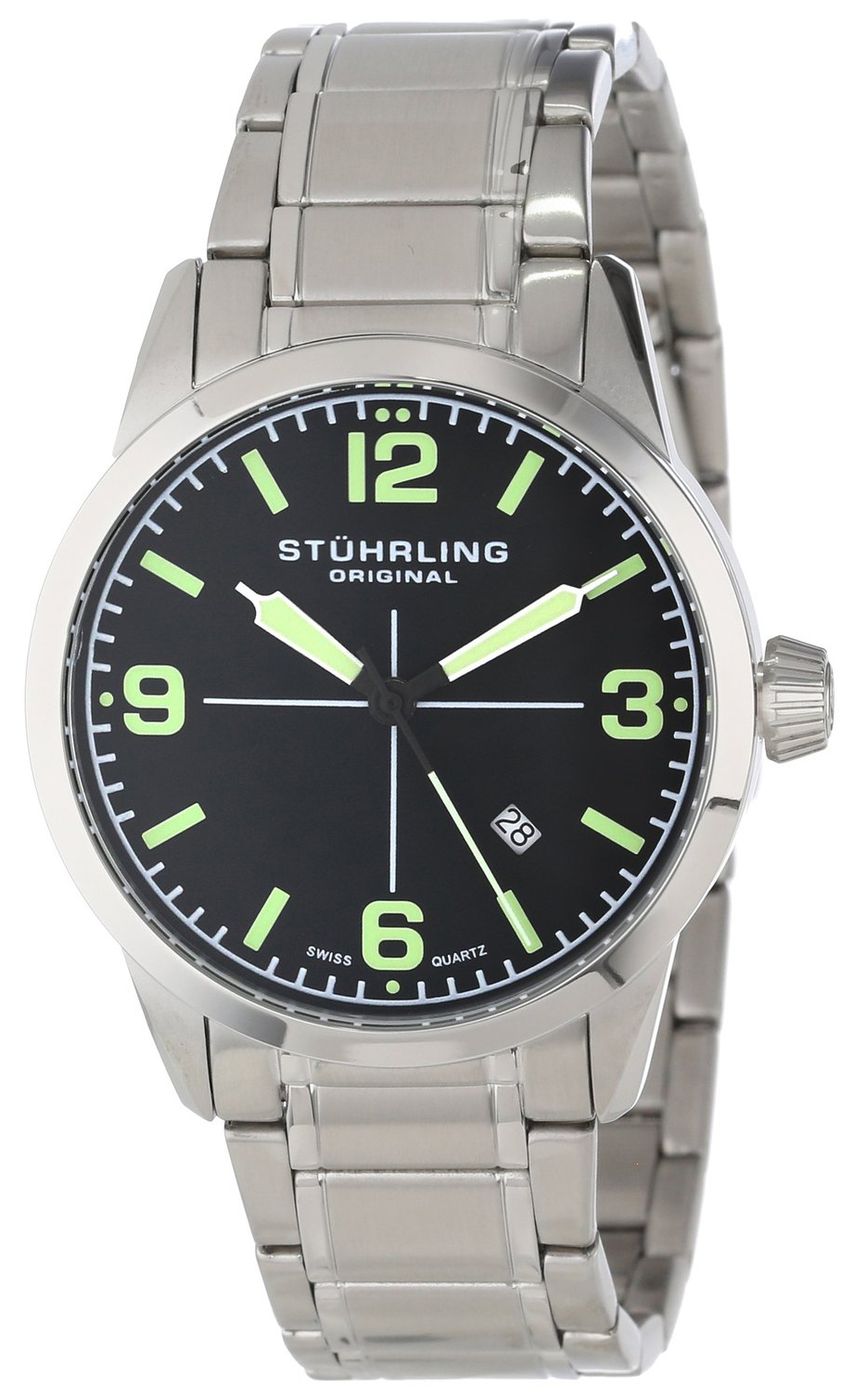 Stührling Original Herrklocka 449B.331171 Svart/Stål Ø42 mm - Stührling Original