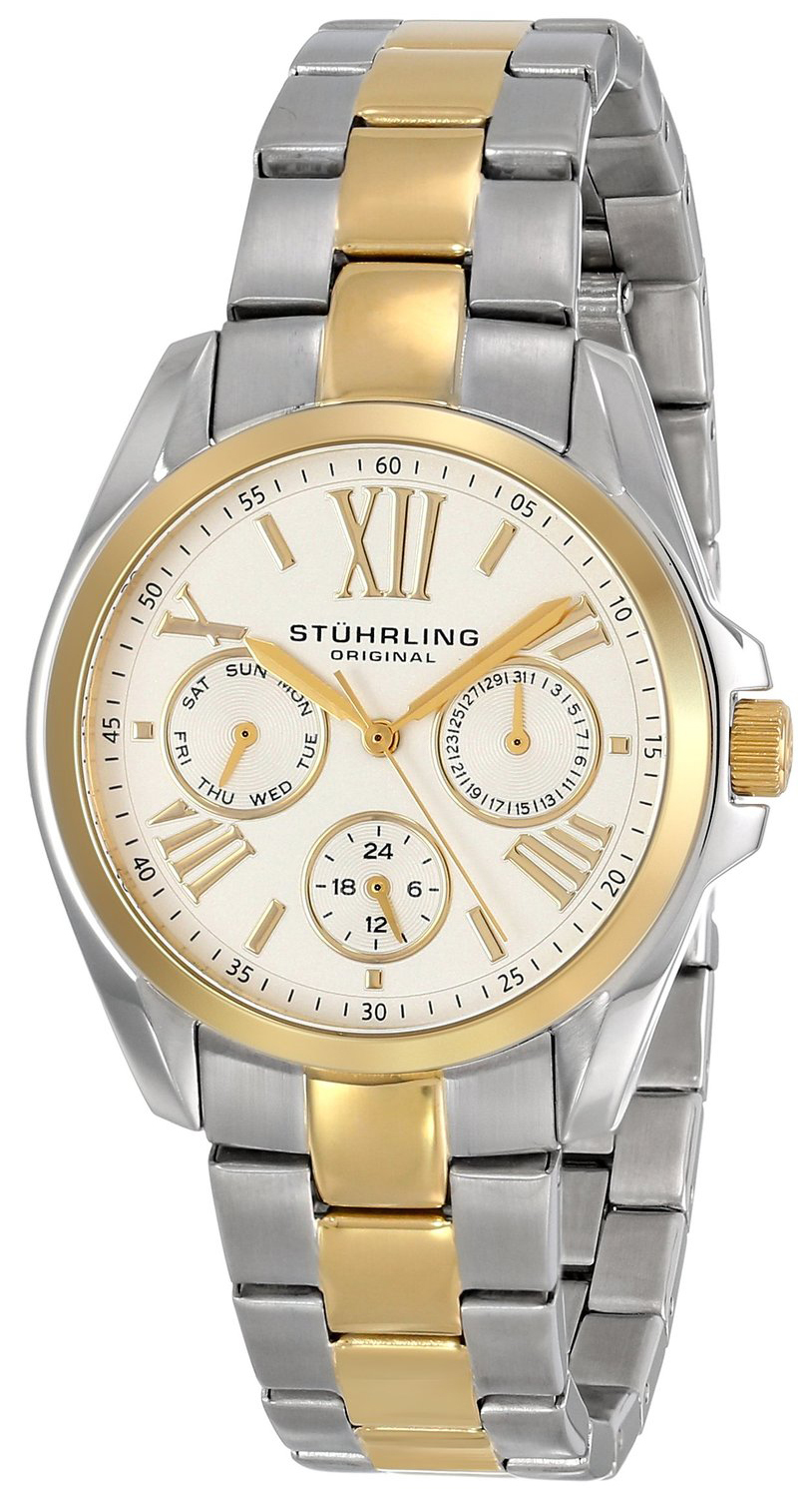 Stührling Original Damklocka 494.02 Silverfärgad/Stål Ø37 mm - Stührling Original