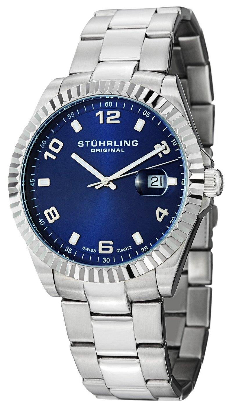 Stührling Original 99999 Herrklocka 499.33116 Blå/Stål Ø42 mm - Stührling Original