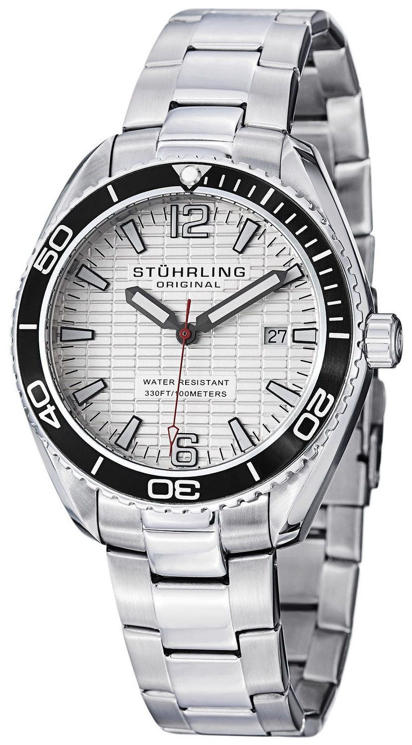 Stührling Original Herrklocka 515.01 Silverfärgad/Stål Ø42 mm - Stührling Original