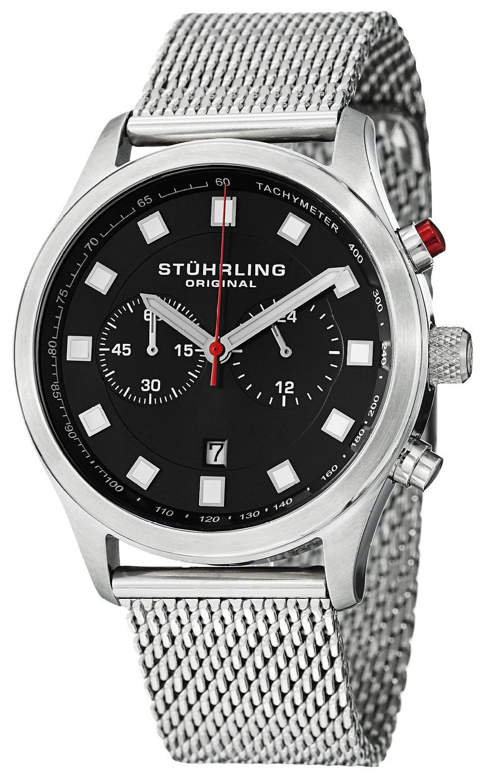 Stührling Original Herrklocka 562.33111 Svart/Stål Ø42 mm - Stührling Original