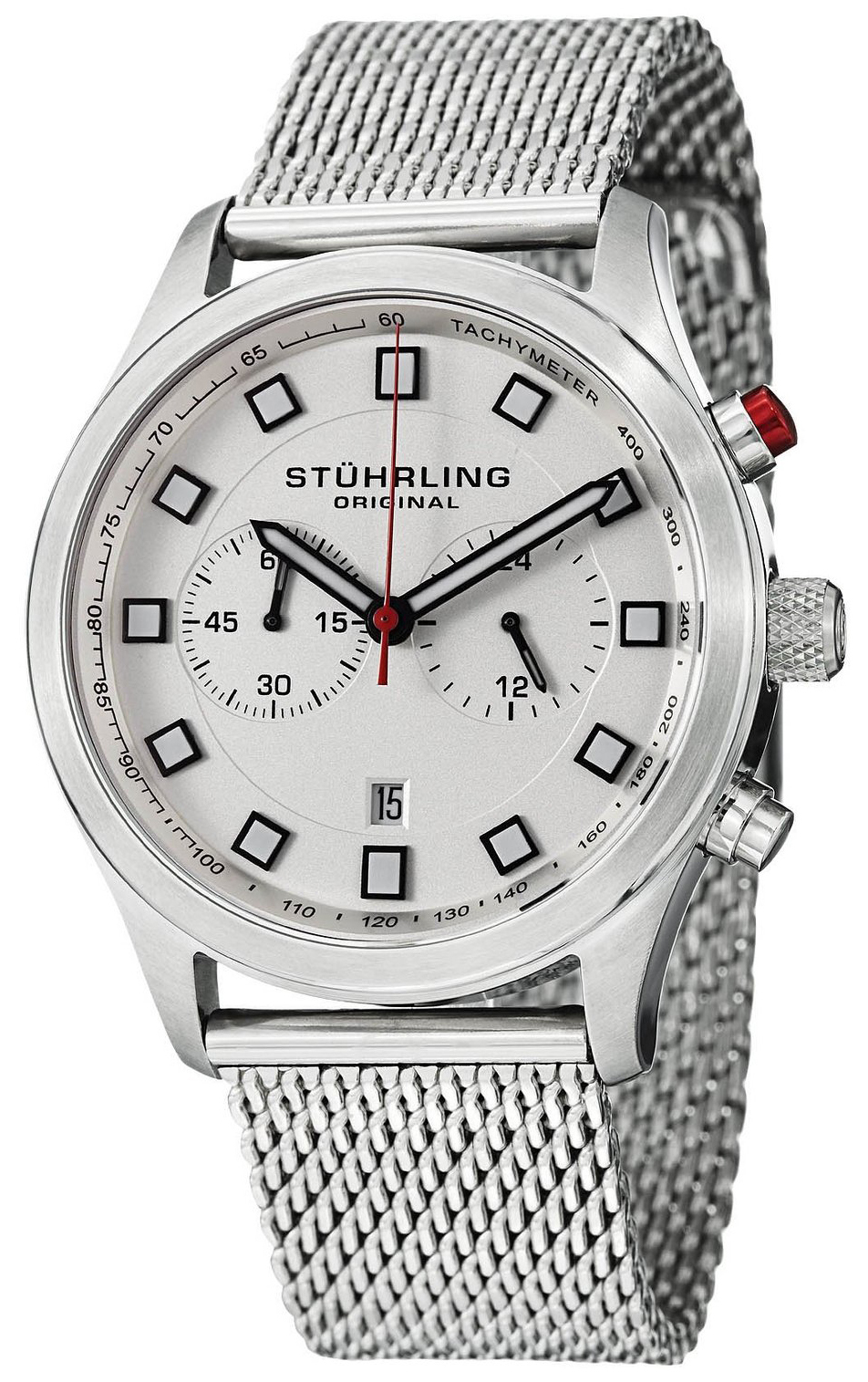 Stührling Original Herrklocka 562.33113 Silverfärgad/Stål Ø42 mm - Stührling Original