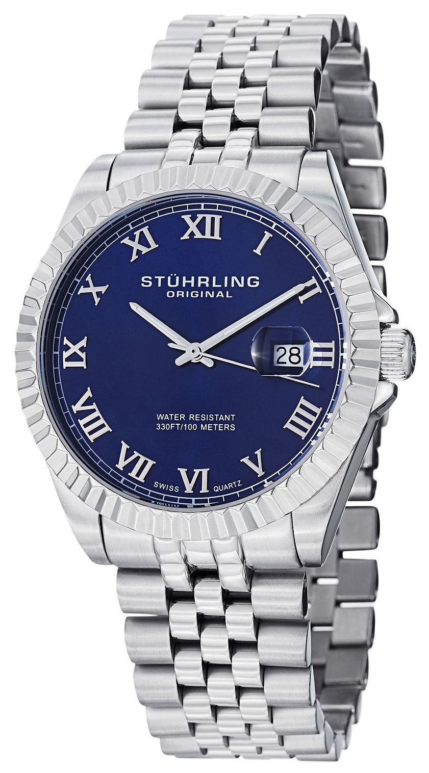 Stührling Original Herrklocka 599G.03 Blå/Stål Ø42 mm - Stührling Original