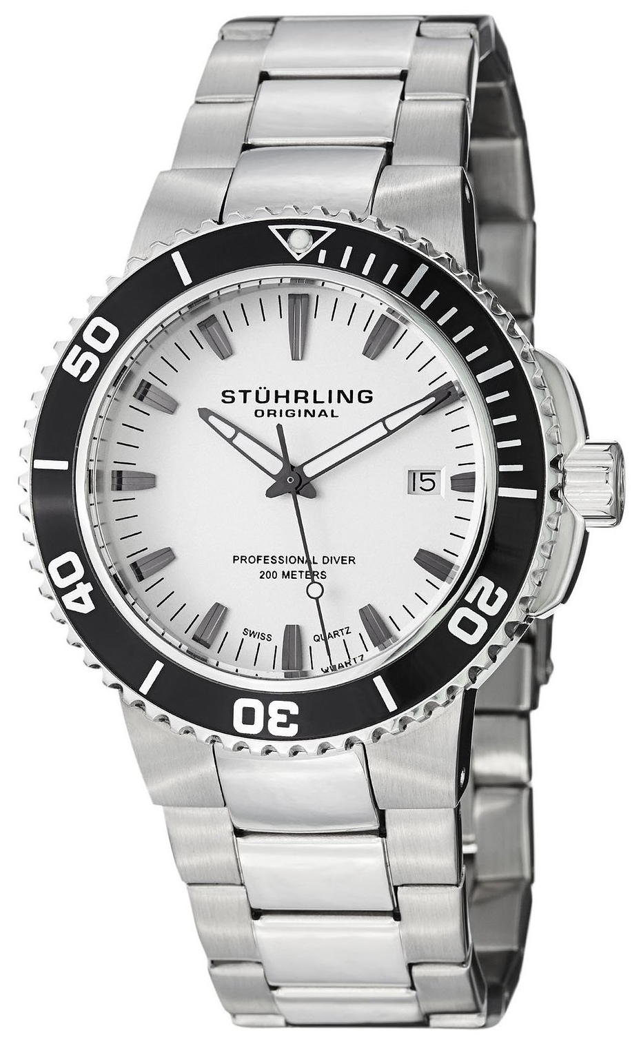 Stührling Original Herrklocka 749.01 Silverfärgad/Stål Ø42 mm - Stührling Original