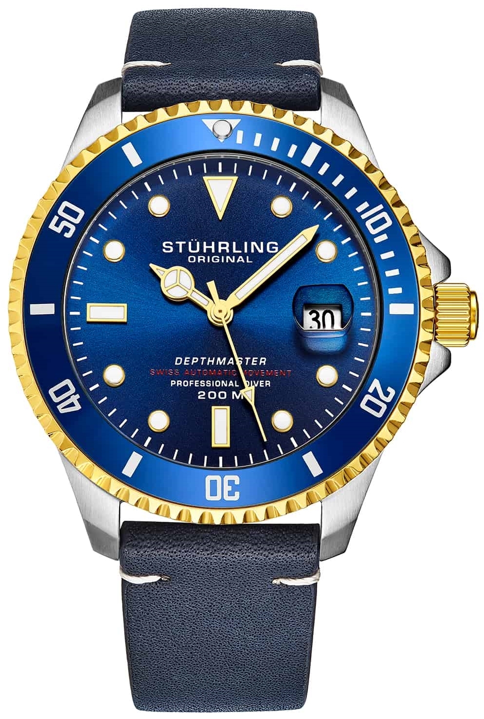 Stührling Original Herrklocka 883L.03 Aquadiver Depthmaster - Stührling Original