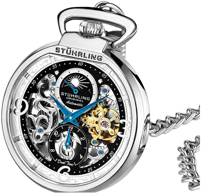 Stührling Original Herrklocka 991.01 Modena Silverfärgad Ø48 mm - Stührling Original