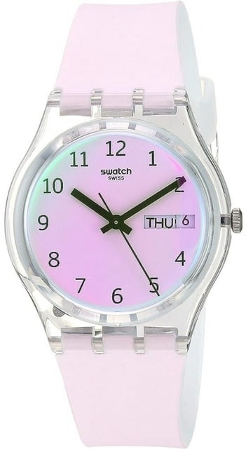 Swatch GE714 Transformation Rosa/Gummi Ø34 mm