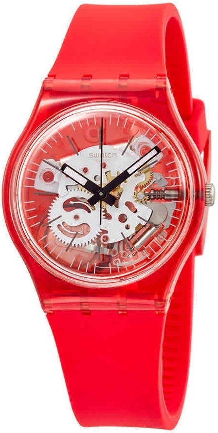 Swatch GR178 Classic Röd/Gummi Ø34 mm